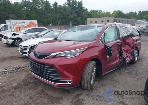 2024 Toyota Sienna Platinum from USA, damaged, VIN 5TDESKFC3RS119135